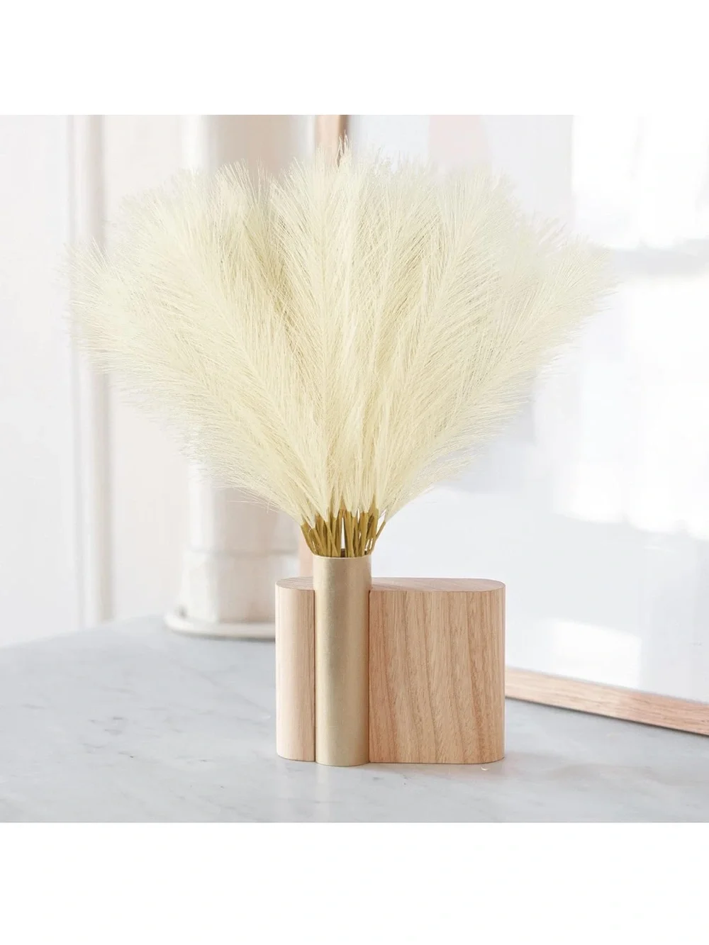 NEW Neutral Pampas Grass Only Home Accents 10 Pieces